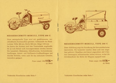 Mokuli Type 200 Prospekt 1957-1963