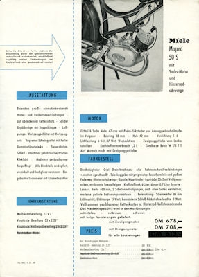 Miele 50 S Prospekt 1.1957