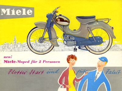 Miele Moped K 52 Prospekt ca. 1959