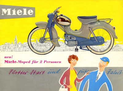 Miele Moped K 52 Prospekt ca. 1959