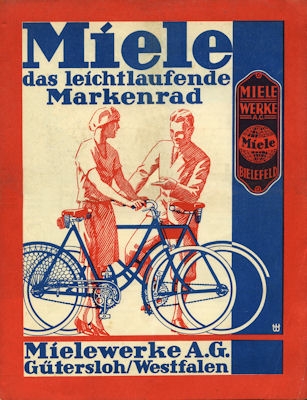 Miele Fahrrad Prospekt 1.1929