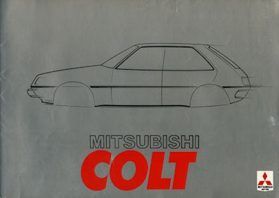 Mitsubishi Colt brochure 1980