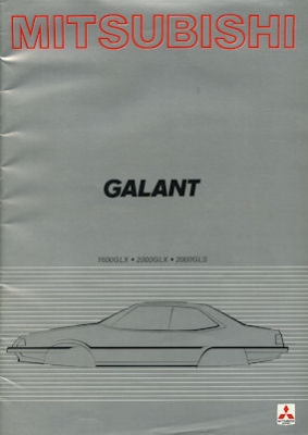 Mitsubishi Galant brochure 1981