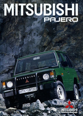 Mitsubishi Pajero brochure 1988