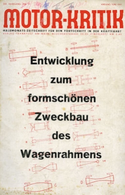 Motor-Kritik 1941 Heft 11