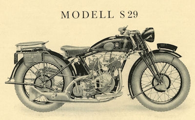 MT 750 ccm Modell S 29 Prospekt 1929