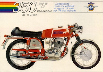 MV Agusta 350 Prospekt 1974