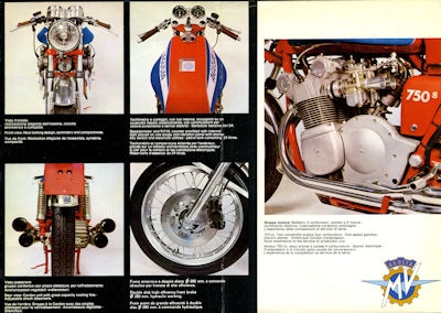 MV Agusta 750 Prospekt 1974