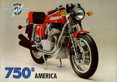 MV Agusta 750 brochure 1975