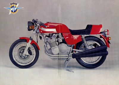 MV Agusta 750 Prospekt 1975