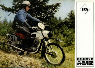 MZ ES 125/ G Prospekt 1966