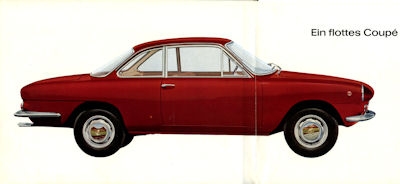 NSU-Fiat Coupé 1500 TS Prospekt ca. 1964