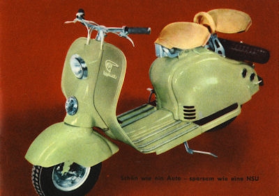 NSU Lambretta Prospekt ca. 1950