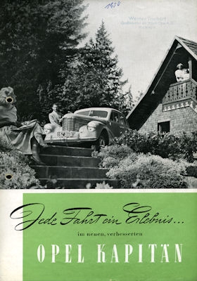 Opel Kapitän brochure 1950