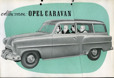 Opel Olympia Rekord Caravan brochure 1953