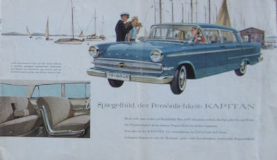 Opel Kapitän + L brochure 8.1959