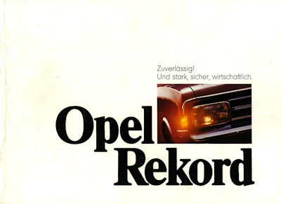 Opel Rekord C brochure 8.1969