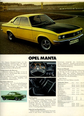 Opel Programm 4.1972