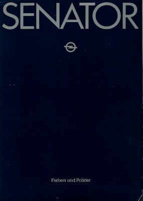 Opel Senator Farben 5.1978