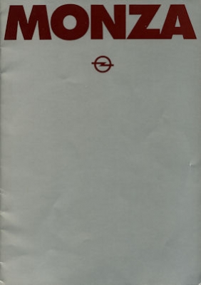 Opel Monza Prospekt 1979