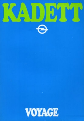 Opel Kadett D Voyage Prospekt 1980