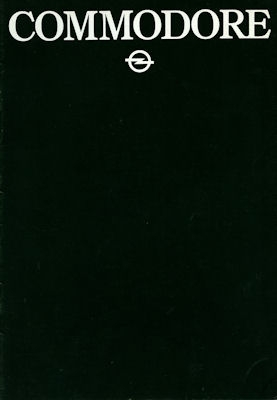 Opel Commodore Prospekt 8.1979