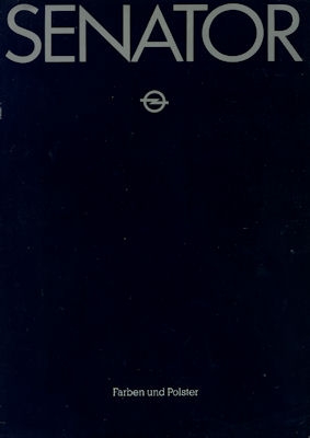 Opel Senator Farben 8.1979