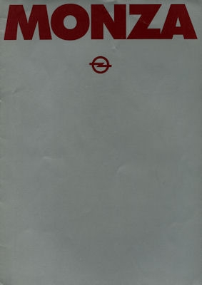 Opel Monza Prospekt 5.1981 Ch