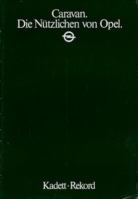 Opel Kadett D Rekord E Caravan Prospekt 1982