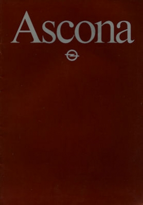 Opel Ascona Prospekt 3.1983