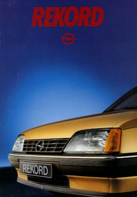 Opel Rekord E Prospekt 1983