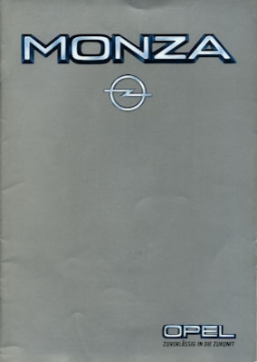 Opel Monza Prospekt 5.1983