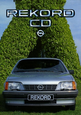 Opel Rekord E CD Prospekt 1984