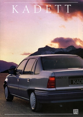 Opel Kadett E Stufenheck Prospekt 8.1987