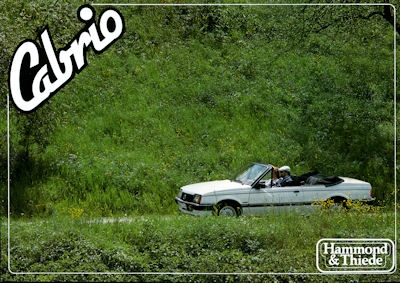 Opel Ascona Cabriolet Prospekt 1980er Jahre