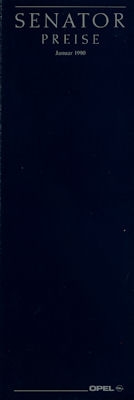 Opel Senator Preisliste 1.1990