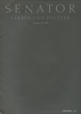 Opel Senator Farben 7.1990