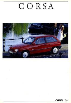 Opel Corsa Prospekt ca. 1992