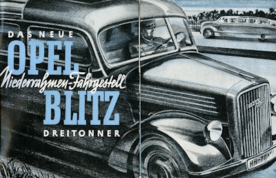 Opel Blitz 3 to brochure 1930s