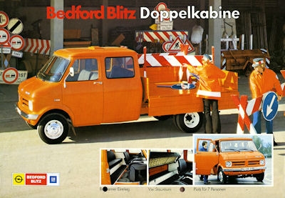 Opel Bedford Blitz Doppelkabine brochure 6.1976