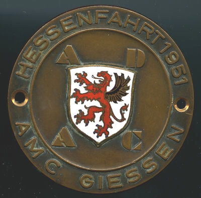 Badge Hessenfahrt 1951