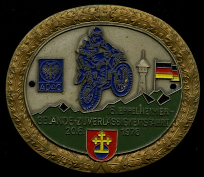 Plakette Eppelheim 20.6.1976