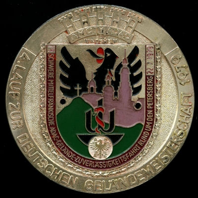 Plakette Rund um den Petersberg 1979