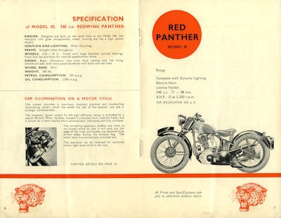 Panther / GB Programm 1938