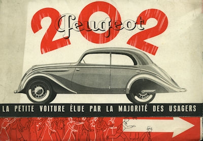 Peugeot 202 brochure 1938