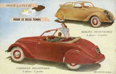 Peugeot 202 Prospekt 1948/49 f