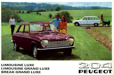 Peugeot 204 Prospekt 1969