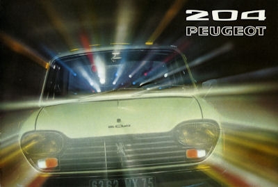 Peugeot 204 brochure 1972