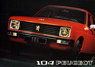 Peugeot 104 brochure 1973