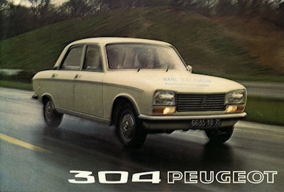 Peugeot 304 brochure 1973